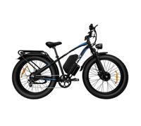 Vélo Électrique PVY - Dual Moteurs 1200W*2 - Batterie 48V30Ah Autonomie(PAS) 200km - Vitesse max 50km/h - VTT Fat Bike - Noir