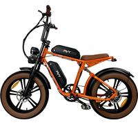 Vélo électrique PVY X20 IT - Moteur 250W Batteries 48V15AH*2 Pneus de 20 Pouces Freins à Disques Hydrauliques - Orange