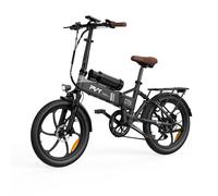 Vélo électrique PVY Z20MAX, article essentiel pour les trajets quotidiens, moteur 250W, cadre en alliage d'aluminium, batterie 36V15AH, pneus de 20 pouces PVY Z20MAX (Grey）