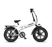 VéLo Électrique R200 | Vitesse Max 25 km/h | Autonomie 80 km | Moteur 750W | Batterie 48V 15Ah | Pneus 20 Pouces | Blanc