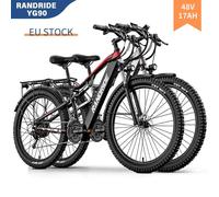 Vélo électrique RANDRIDE YG90 1000 W 48V 17Ah batterie avec frein hydraulique 21 vitesses VTT 27,5 pouces YG90B