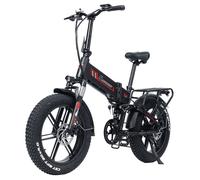 Vélo Électrique RANDRIDE YX20 - Moteur 1000W - Batterie 48V 17Ah - Autonomie Max 80-90km - Roue Unique 20'' x 4'' - Charge Max 150kg