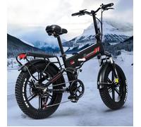 Vélo électrique RANDRIDE YX20M 17 Ah 20 pouces Pneus larges Vélo tout terrain électrique ebike 7 vitesses