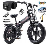 VéLo éLectrique RANDRIDE YX20M Pour Adulte, Moteur 1000 W X 2, Batterie 48 V 20 Ah, Pneus 20 Pouces, Pliable