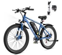 Vélo Électrique - RCB - RK15 PRO - 350W - 15.6Ah - 90km Autonomie - Freins à Disque - Bleu