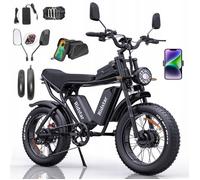 Vélo électrique RIDSTAR Q20 PRO - Autonomie 180km - Double batterie 52V 40Ah - Moteur 3000W - Vitesse 55 km/h - Shimano 7 vitesses