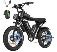 Vélo électrique - RIDSTAR Q20 PRO - Autonomie 200km - Moteur 2000W (2*1000W) - Batterie 52V40Ah ,Vitesse 55 km/h ,Shimano 7 vitesses