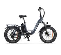 VéLo Électrique Rumble 2.0 | Moteur 250W | Batterie 48V 18Ah | Pneus 20 Pouces | Vitesse Max 25 km/h | Autonomie 90 km | Gris