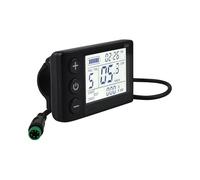 Vélo électrique S866 écran LCD, Compteur d'affichage de vélo électrique 5 Broches et connecteur étanche, d'ordinateur de vélo 24V 36V 48V de Vitesse odomètre Panneau de Commande pour Scooter/VTT
