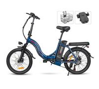Vélo électrique SAMEBIKE CY20 FT - moteur 350W batterie 36V13AH autonomie 35KM autonomie freins à disque mécaniques - Bleu Foncé