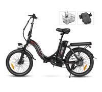 Vélo électrique SAMEBIKE CY20 FT - moteur 350W batterie 36V13AH autonomie 35KM autonomie freins à disque mécaniques - Noir