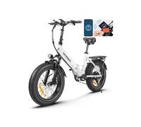 Vélo Électrique - SAMEBIKE - LOTDM200-II-FT-WH - 48V 13Ah - Autonomie 60-120 km - Pliant
