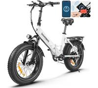 Vélo Électrique - SAMEBIKE - LOTDM200-II-FT-WH - 48V 13Ah - Autonomie 60-120 km - Pliant