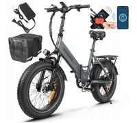 Vélo électrique SAMEBIKE LOTDM200-II Puissance 500W Batterie 48V13AH Autonomie 35-40km Shimano 7 vitesses Pneu 20"" Grey