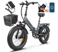 Vélo électrique SAMEBIKE LOTDM200-II Puissance 500W Batterie 48V13AH Autonomie 35-40km Shimano 7 vitesses Pneu 20"" Grey