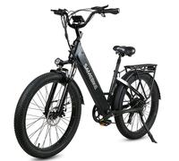 Vélo électrique Samebike RS-A01 Plus, moteur 750 W, batterie 48 V 14 Ah, pneus larges 26 x 3,0 pouces, vélo de ville à assistance électrique