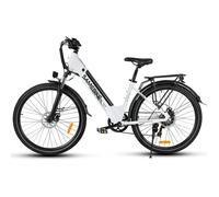 Vélo Électrique Samebike Rs-A01 Pro 27,5 Pouces, Moteur 250 W, Batterie 36 V 15 Ah, Pneus 27,5 × 2,1 Pouces, Vitesse Maximale 32 Km/H, Autonomie 40 Km, Système De Vitesses Shimano 7 Vitesses - Blanc