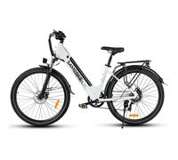 Vélo Électrique SAMEBIKE RS-A01 Pro - Moteur 350W Batterie 36V15AH Autonomie 40KM Freins à Disque Mécaniques - Blanc