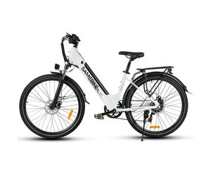 Vélo Électrique SAMEBIKE RS-A01 Pro - Moteur 350W Batterie 36V15AH Autonomie 40KM Freins à Disque Mécaniques - Blanc
