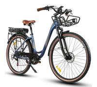 Vélo électrique SAMEBIKE RS-A07 28 Moteur 500W Batterie 36V 13Ah Vélos électriques confortables pour femmes