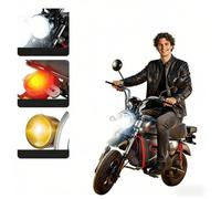 Vélo Électrique Scooter Y18 - 2000W ,Tout-Terrain 15"", Batterie 48V 20Ah, NFC, Gris, 2026