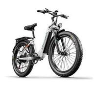 Shengmilo Vélo électrique blanc, gros pneus 26*3, moteur 48 V 1000 W et batterie au lithium Samsung amovible 48 V 17,5 Ah Blanc https://www.fnac.com/mp49457789/Velo-electrique-Shengmilo-MX06-blanc-gros-pneus-26-3-moteur-48-V-500-W-et-batterie-au-lithium-Samsung-amovible-48-V-17-5-Ah/w-4?oref=4697a10a-0914-621c-1f89-13d655d7a423