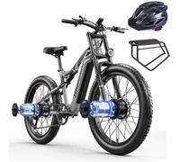 Vélo électrique S600 2000W double moteurs 17.5AH SAMSUNG batterie électrique 26 pouces Max FAT BIKE VTT
