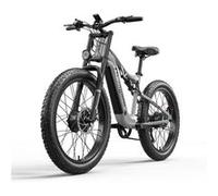 Vélo électrique SHENGMILO S600 2000W double moteurs 17.5AH SAMSUNG batterie électrique 26 pouces Max FAT BIKE VTT Argent G