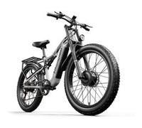 Vélo électrique Shengmilo S600 26*3 Fat ebike 17.5AH 60KM d'autonomie maximale Gris