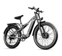 Vélo Électrique SHENGMILO S600 - Moteur 2000W - Batterie 48V 17.5AH - Pneus 26x3.0 Tout Terrain - Suspension AV/AR - Shimano 7V