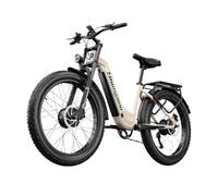 Vélo électrique Shengmilo S700 1000W à double moteur Pneus larges 26 Shimano 7 vitesses Freins hydrauliques 17.5Ah Samsung 50 km/h