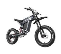 Vélo Electrique Shengmilo S900 - Moteur 1500 W - Fat pneu 20 - Batterie amovible Samsung 60 V 30 Ah - Vitesse max 65 km/h - Gris