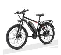 Vélo électrique SINOHON EM200 avec batterie amovible 48 V 12,5 Ah, SHIMANO 21 vitesses - noir