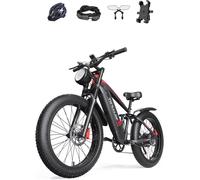 Vélo Electrique - Tifgalop Es28-Re - 1000w - Batterie 48v18ah - Portée 45-90 Km - Pneu 26 - Rouge Et Noir