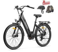 Vélo Électrique Touroll MA1 - Moteur à Entraînement Central 250W -Batterie 13Ah - Pneu 26"" - Portée max 110km - Shimano 7 Vitesses