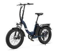 Vélo Électrique Touroll S2 - Pneus Tout-Terrain 20*4.0 - Moteur 48V 250W - Batterie 15Ah - Portée Max 150km - Suspension Amortissant