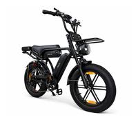 Vélo électrique tout suspendu PIXAR M9 avec double batterie 48 V 35 Ah - Noir