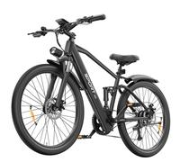 Vélo électrique tout suspendu T8S, dérailleur Shimano 7 vitesses, pneus 26 pouces - noir