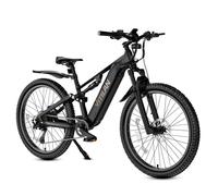 Vélo électrique tout suspendu VITILAN M5, batterie 48 V 15 Ah, Shimano 9 vitesses - noir
