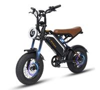 Vélo électrique tout-terrain Bodywel M16 avec batterie 48 V 15,6 Ah et transmission Shimano 7 vitesses