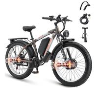 Vélo électrique tout-terrain - KETELES - V3 - Double moteur 2000W - Batterie 48V 23Ah - Pneus 26×4.0