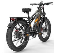 Vélo Électrique Tout-Terrain Lankeleisi Mg800 Max, 1000 W X 2 Moteurs Doubles, Batterie Samsung 48 V 20 Ah, Pneus Larges 26 Pouces, 48 Km/H, Autonomie Maximale 130 Km - Gris