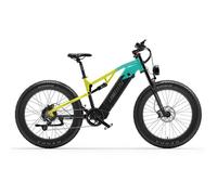 Vélo électrique tout-terrain LANKELEISI RV800 Plus, batterie Samsung 48V 20Ah, Vert