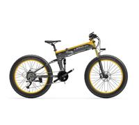 Vélo électrique tout-terrain LANKELEISI XT750 PLUS, Pliable, Jaune