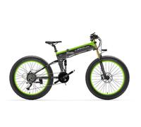 Vélo électrique tout-terrain LANKELEISI XT750 PLUS, Pliable, Vert