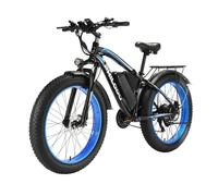 Vélo électrique tout-terrain PHILODO H7 PRO, batterie 48 V 17,5 Ah, transmission Shimano 21 vitesses - bleu