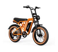 Vélo électrique tout-terrain PVY A20 avec batterie amovible 48 V 20 Ah - orange