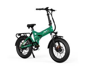 Vélo électrique tout-terrain PVY Z20 Plus, batterie 48 V 16,5 Ah, triple suspension - Vert