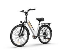 Vélo électrique tout-terrain URIFE E26, 26"" 350W 80km 36V 13Ah - Shimano 7 vitesses - Freins à disque - Blanc