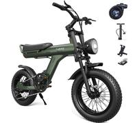 Vélo Électrique Tout-Terrain/Ville Jansno X90 - Batterie Lithium 48 V 14 Ah - Moteur 1000 W - Vitesse Maximale 45 Km/H - Pneus 16 X 4,0''